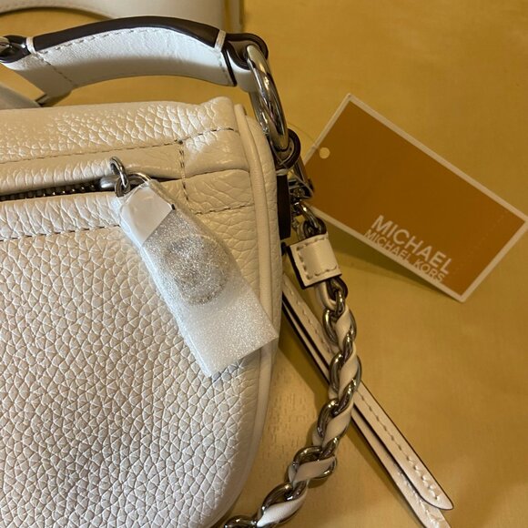 MICHAEL KORS Slater Belt Bag – Optic White Pebbled Leather - NWT - Picture 3 of 6